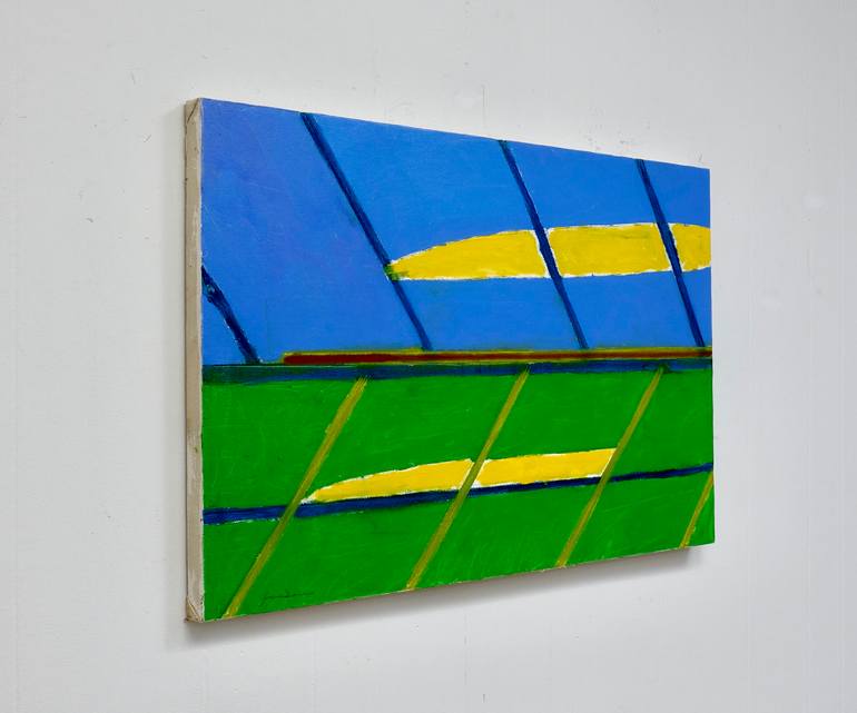 Original Abstract Landscape Painting by Larry Graeber