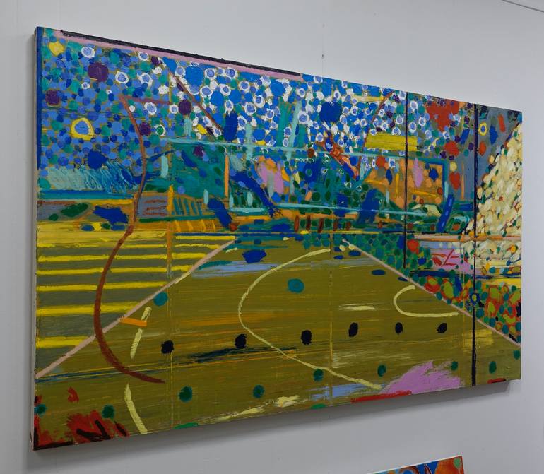 Original Abstract Landscape Painting by Larry Graeber