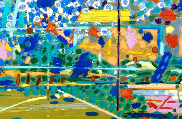 Original Abstract Landscape Painting by Larry Graeber