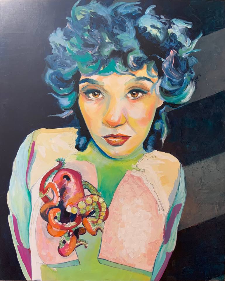 Original Contemporary Women Painting by Karen Ann Jones