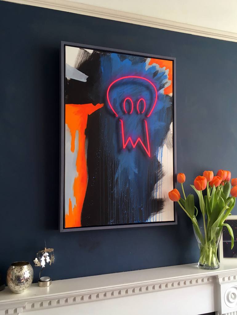 Original Expressionism Abstract Painting by Mike Edwards