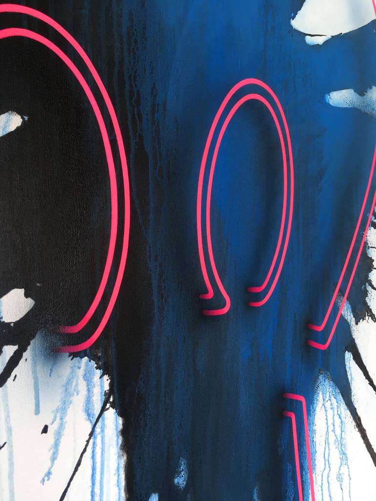 Original Abstract Expressionism Abstract Painting by Mike Edwards