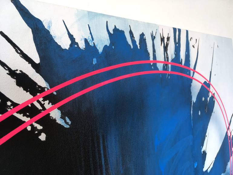 Original Abstract Expressionism Abstract Painting by Mike Edwards