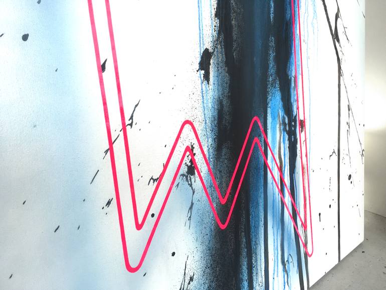 Original Abstract Expressionism Abstract Painting by Mike Edwards