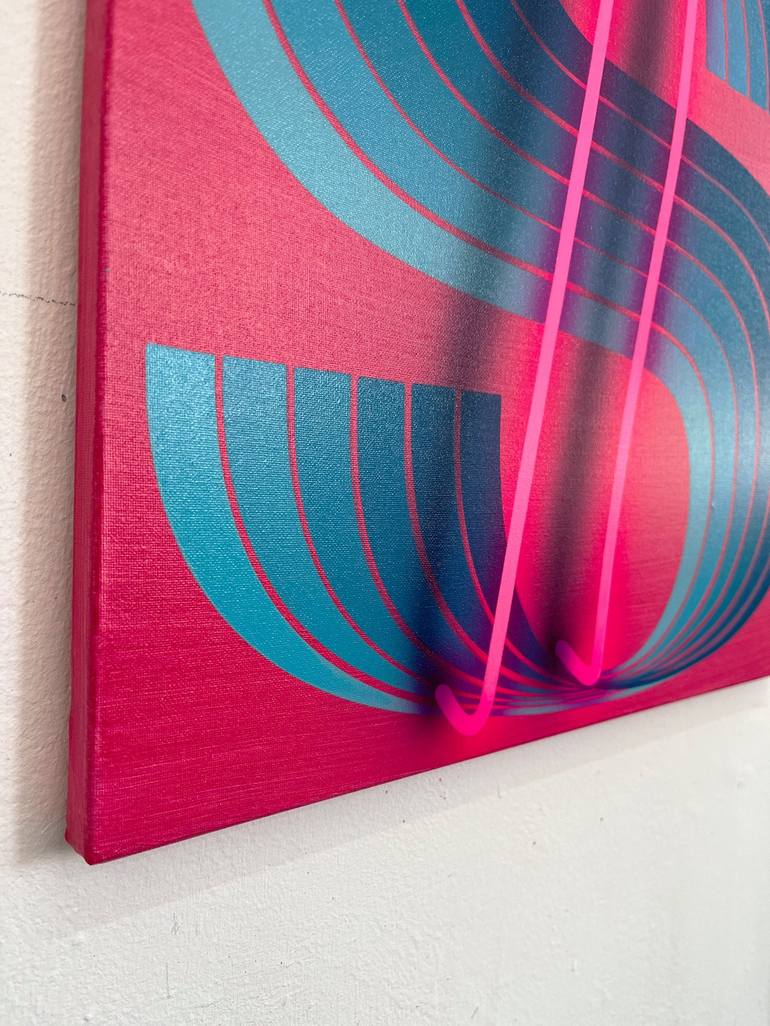 Original Pop Art Abstract Painting by Mike Edwards