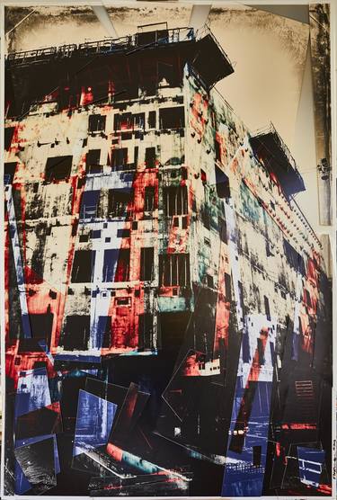 Original Contemporary Architecture Collage by François Pomepui   Kuter
