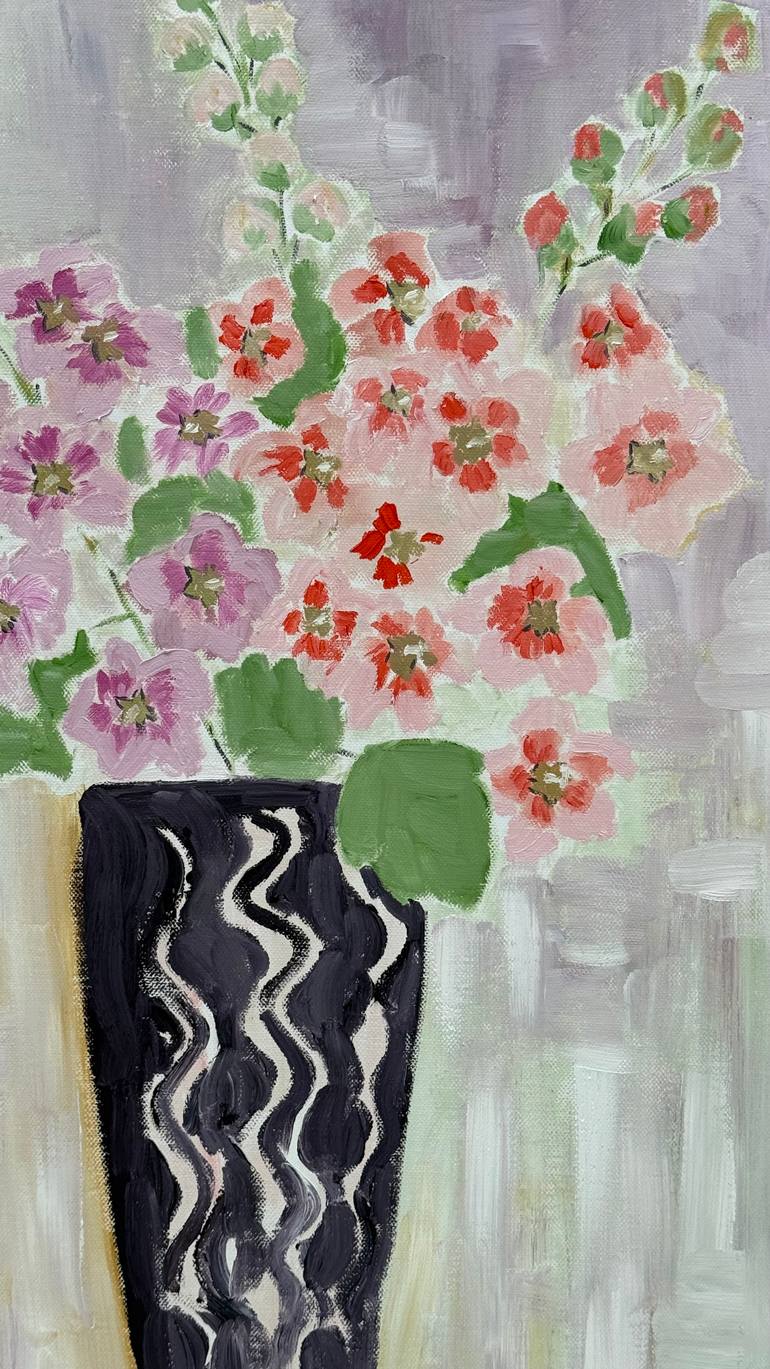 Original Impressionism Floral Painting by Carine G