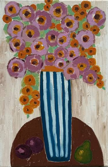 Original Impressionism Floral Paintings by Carine G