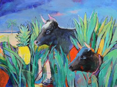 Original Contemporary Animal Paintings by Artem Andreichuk
