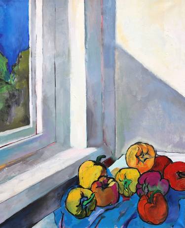 Original Expressionism Still Life Painting by Artem Andreichuk