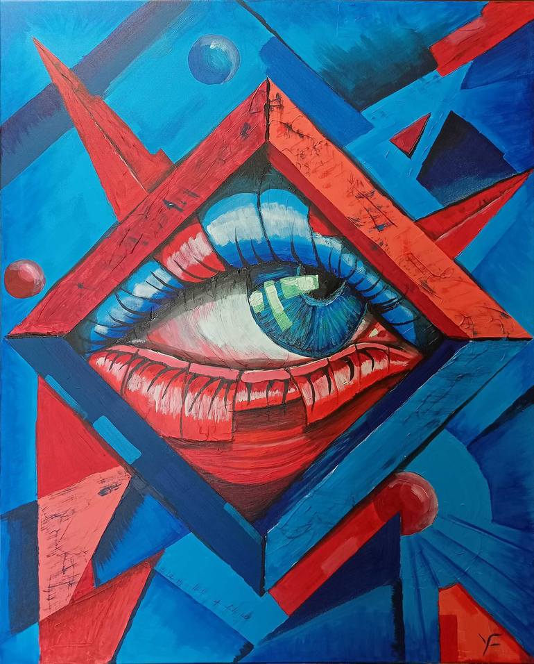 Original Abstract Paintings by Yuri Faktorovich