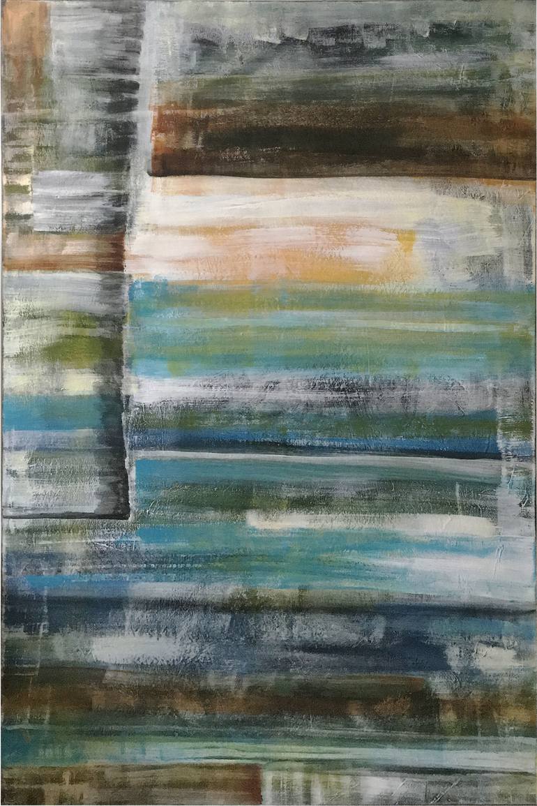 Original Modern Abstract Painting by Georgia Tzouli