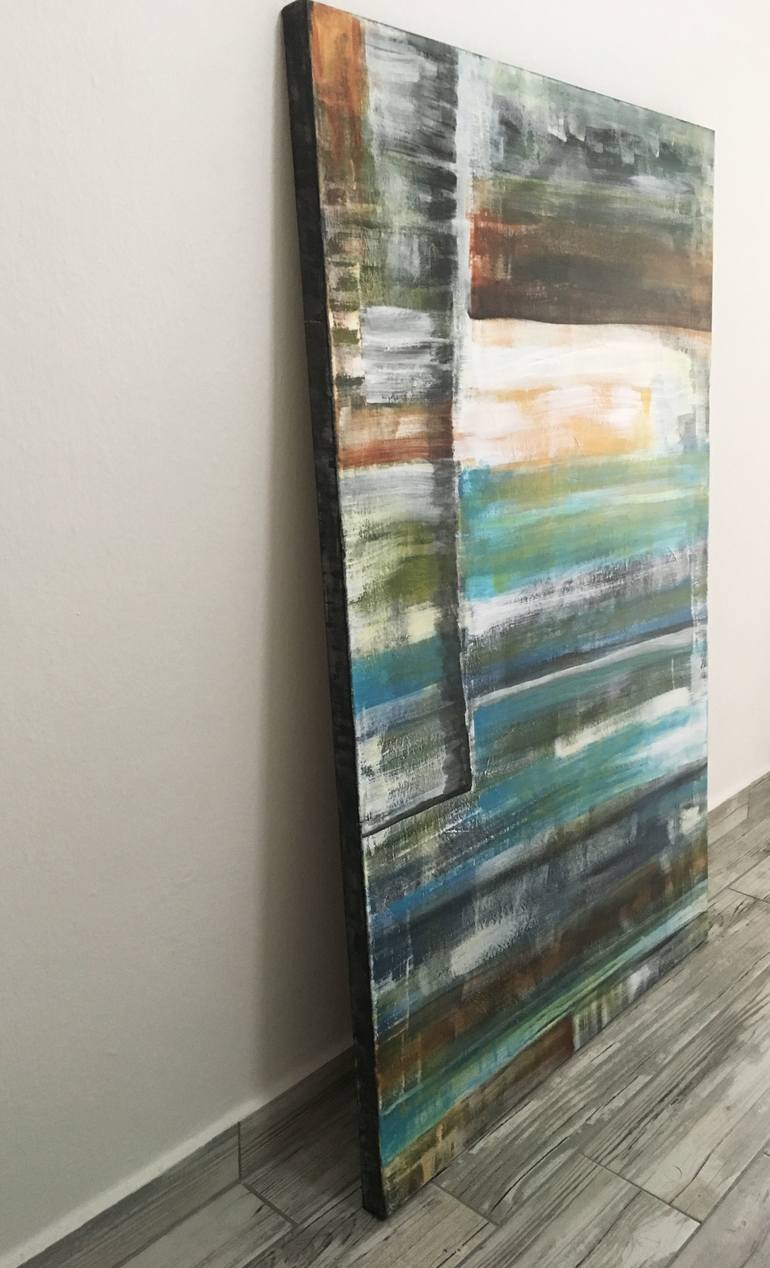 Original Modern Abstract Painting by Georgia Tzouli