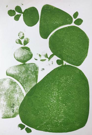 Original Abstract Printmaking by Georgia Tzouli