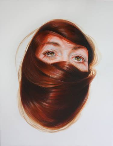 Print of Photorealism Portrait Paintings by Roos van der Vliet