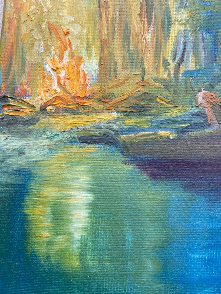 Original Impressionism Seascape Painting by Kseniia Stafeeva