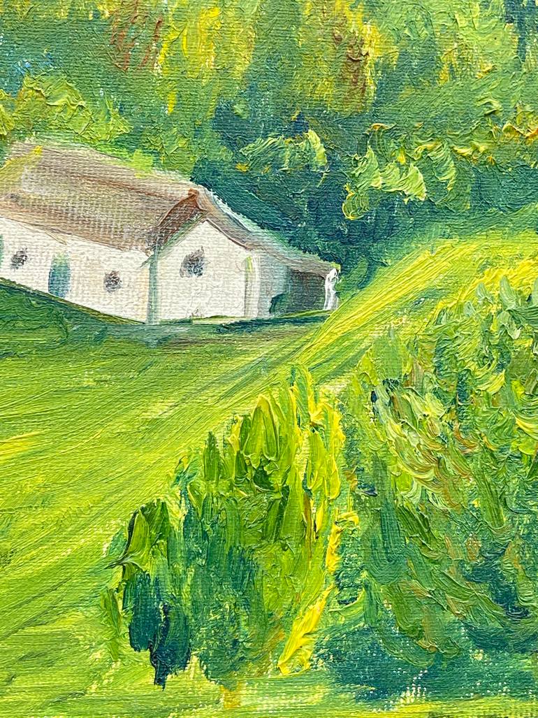 Original Impressionism Landscape Painting by Kseniia Stafeeva