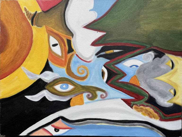 Print of Surrealism Abstract Paintings by Diogo Viana Loureiro