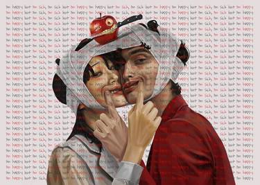 Original Figurative Love Printmaking by Kyungsoo Choi