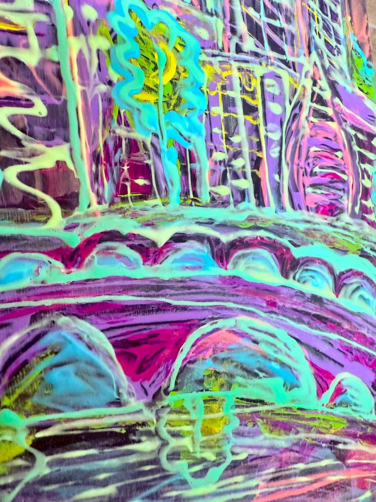 Original Abstract Expressionism Abstract Painting by Tetiana Ku