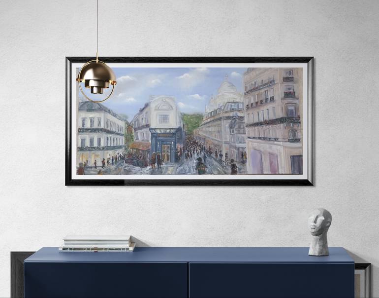 Original Classicism Architecture Painting by Olga Minasyan