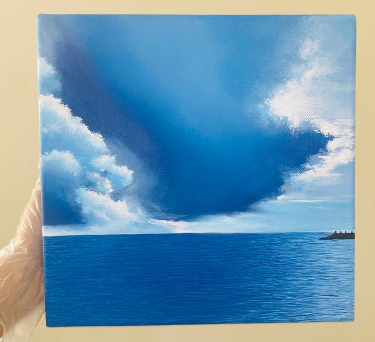 Original Contemporary Beach Painting by Nasha Maryam
