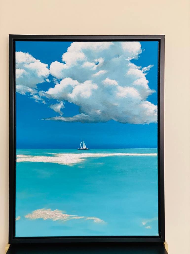 Original Contemporary Beach Painting by Nasha Maryam