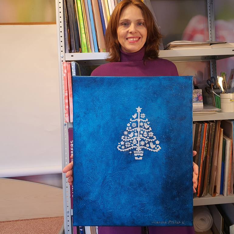 Original Abstract Nature Painting by Marina Fisher