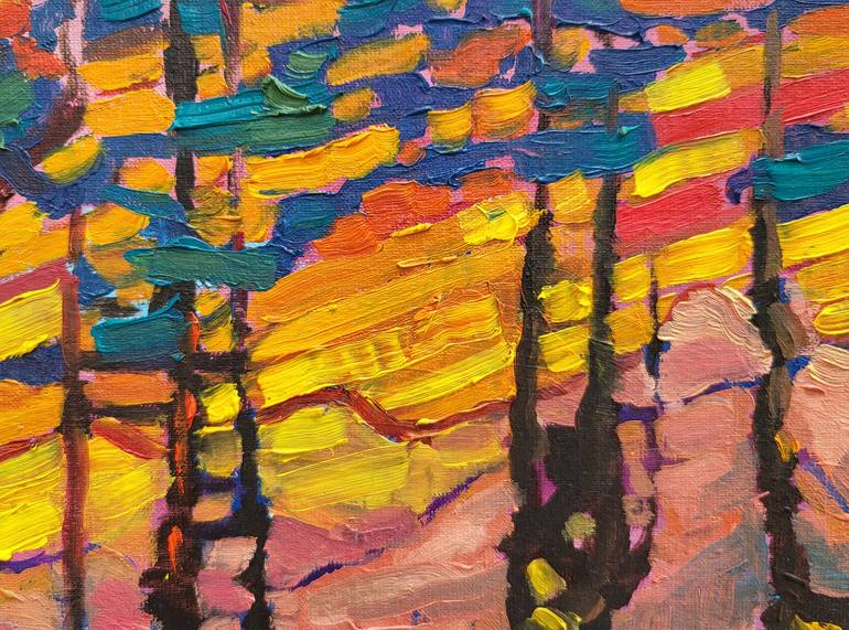 Original Contemporary Landscape Painting by Andrii Bychev