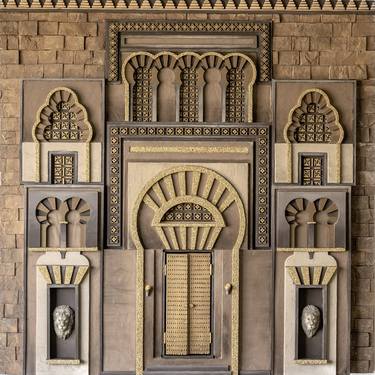 Original Abstract Architecture Mixed Media by Niyati Parekh
