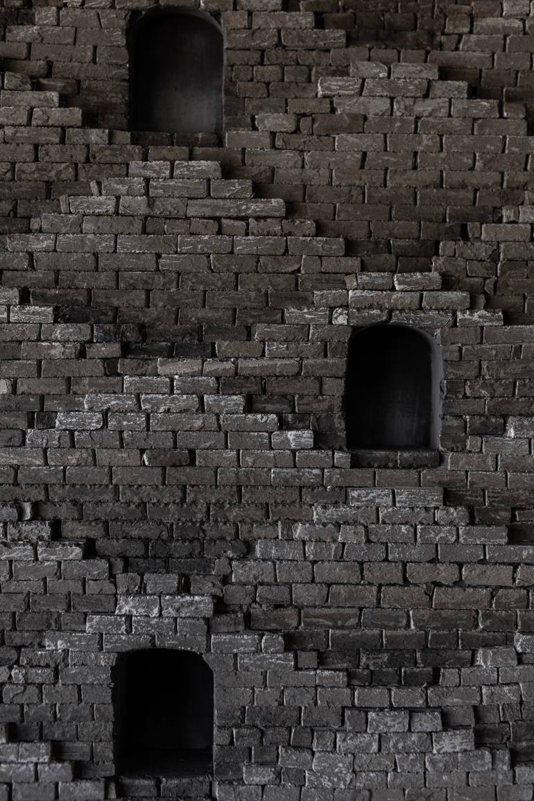 Original Abstract Architecture Mixed Media by Niyati Parekh
