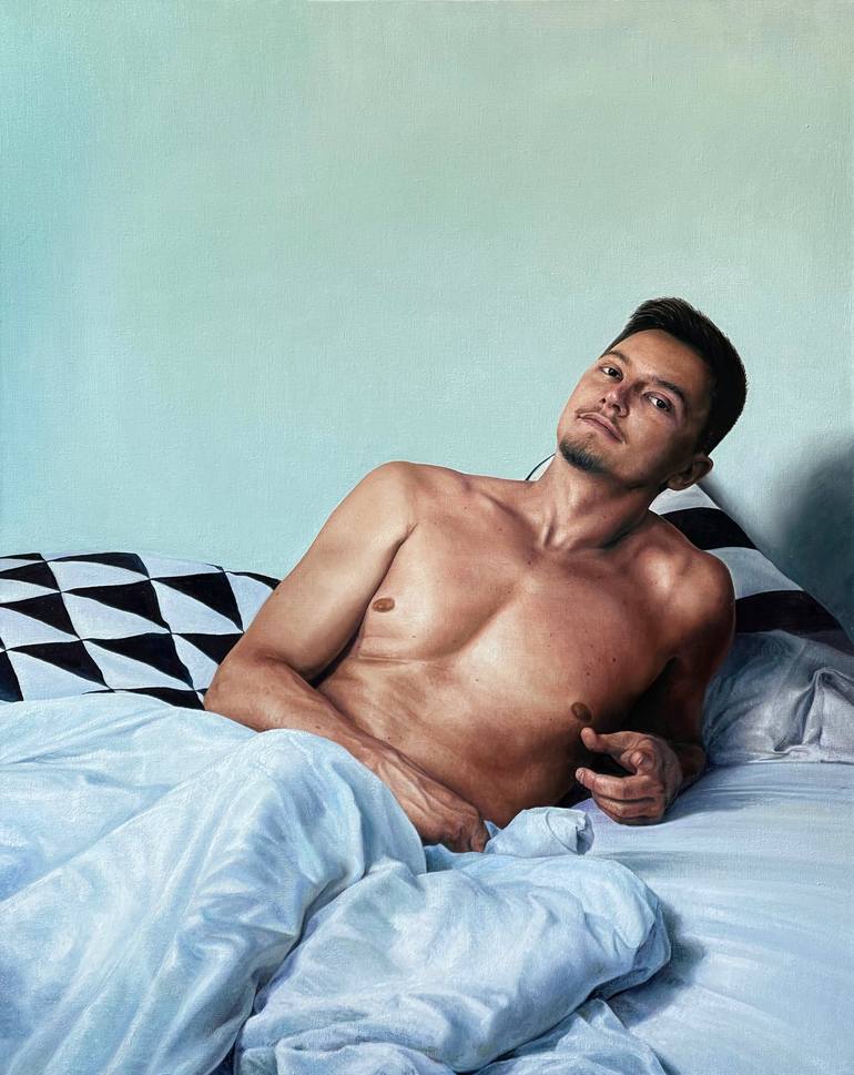 Original Contemporary Men Paintings by Xavier Saus I Ortega