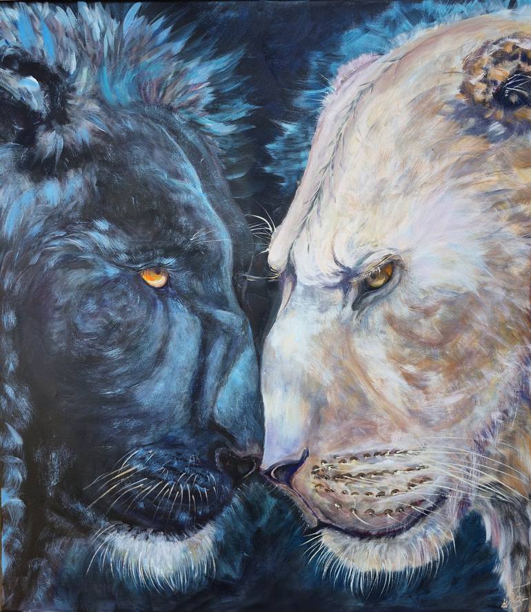 Print of Contemporary Animal Paintings by Nataliia Lynnyk