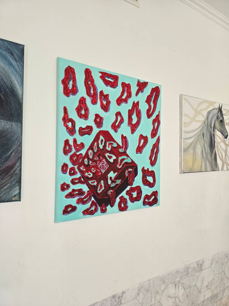 Original Art Deco Abstract Painting by Nataliia Lynnyk