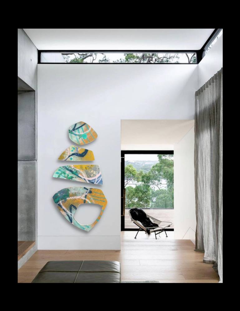 Original Modernism Abstract Sculpture by Kimberlee Rocca