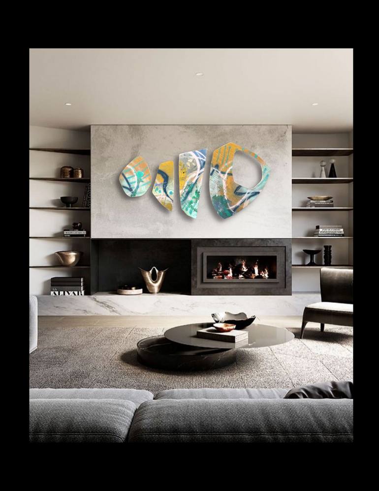 Original Modernism Abstract Sculpture by Kimberlee Rocca