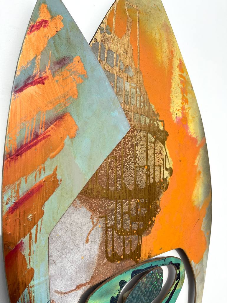 Original Conceptual Abstract Sculpture by Kimberlee Rocca