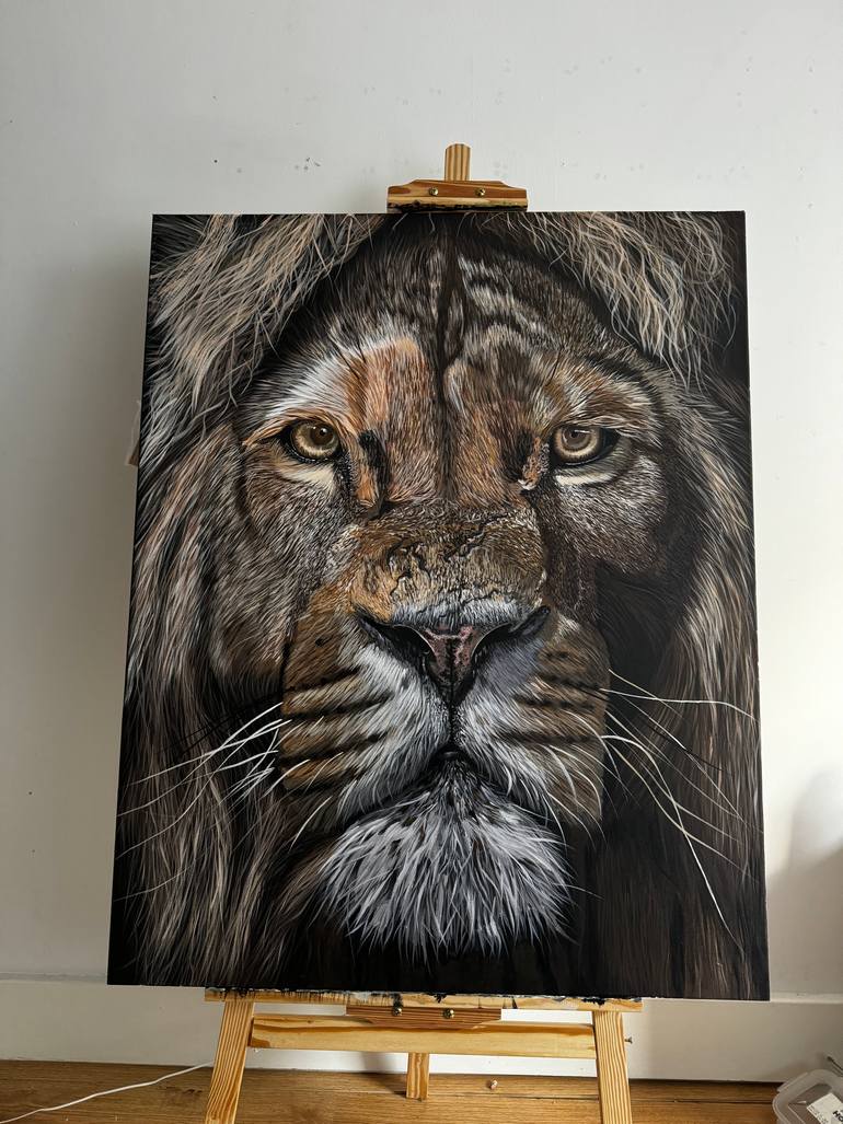 Original Figurative Animal Painting by Nedum Udeze