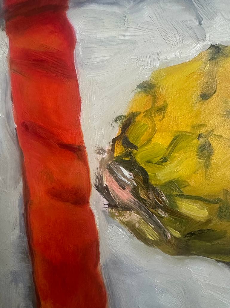 Original Abstract Expressionism Food & Drink Painting by Irina Sherbiak
