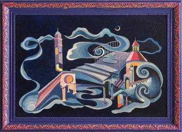 Original Conceptual Architecture Paintings by Kathrin Kovshova