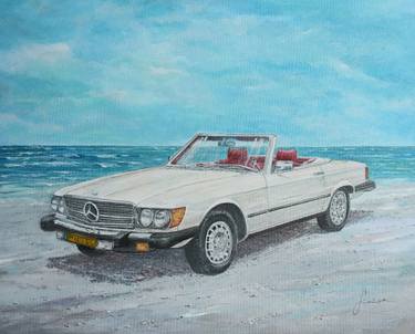 Original Realism Car Painting by Sinisa Saratlic