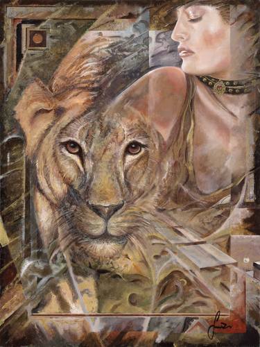 Original Figurative Animal Painting by Sinisa Saratlic
