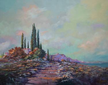 Original Impressionism Landscape Paintings by Sinisa Saratlic