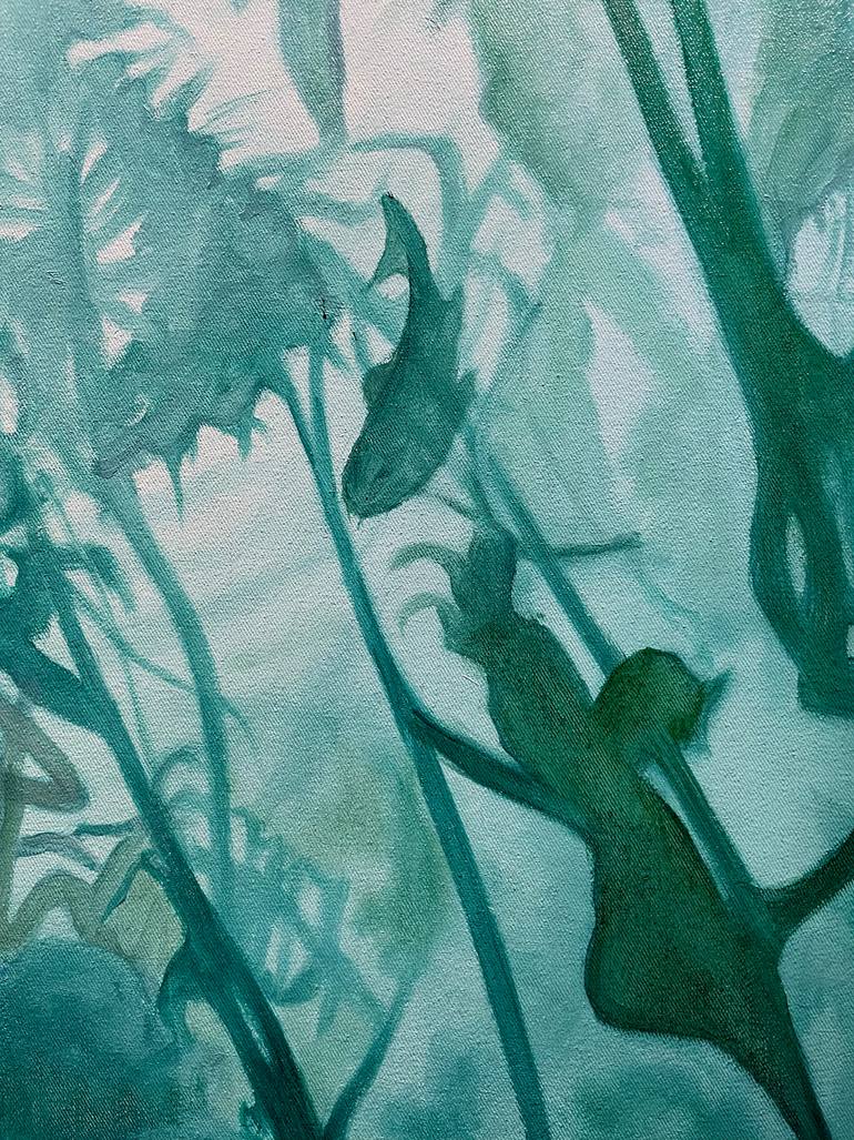 Original Abstract Expressionism Landscape Painting by Clotilde Maillard