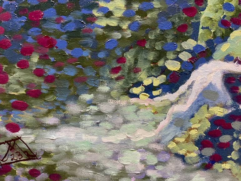 Original Contemporary Garden Painting by Clotilde Maillard