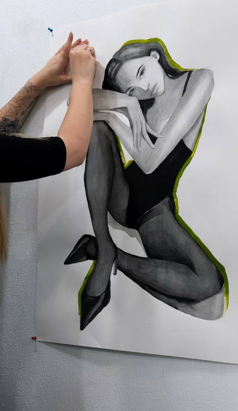 Original Contemporary Women Painting by Elena Suvorova