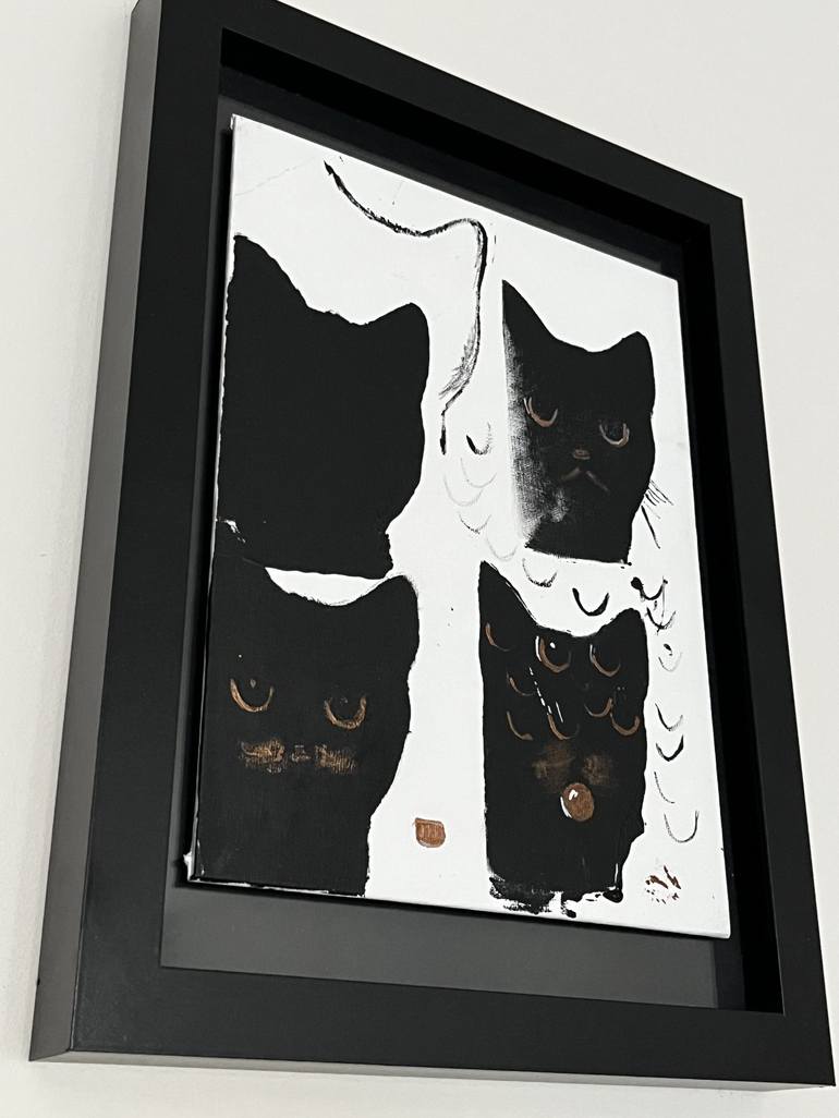 Original Abstract Expressionism Animal Paintings by Wal Ter