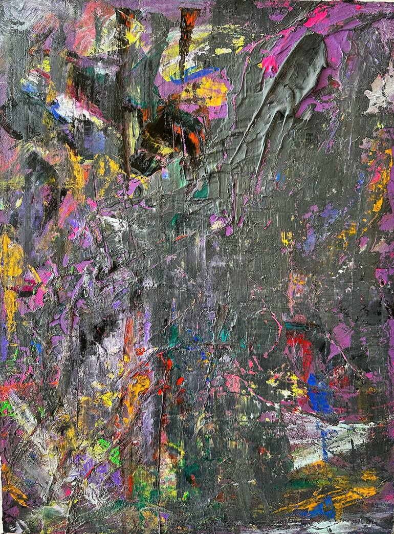 Original Abstract Painting by Anas Sokolow