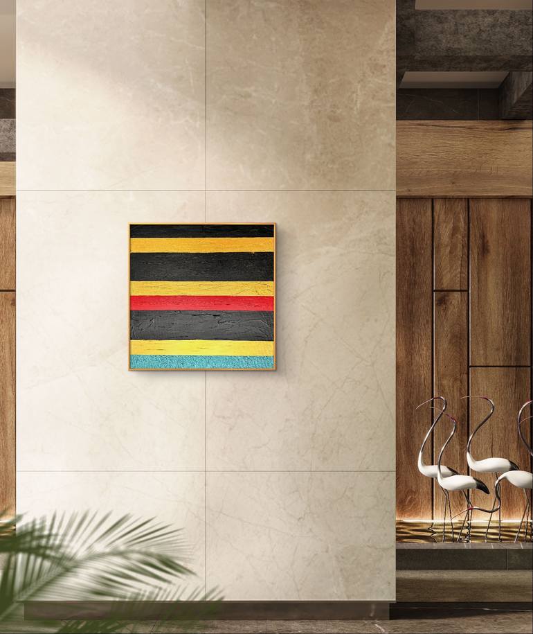 Original Minimalism Abstract Painting by Anas Sokolow