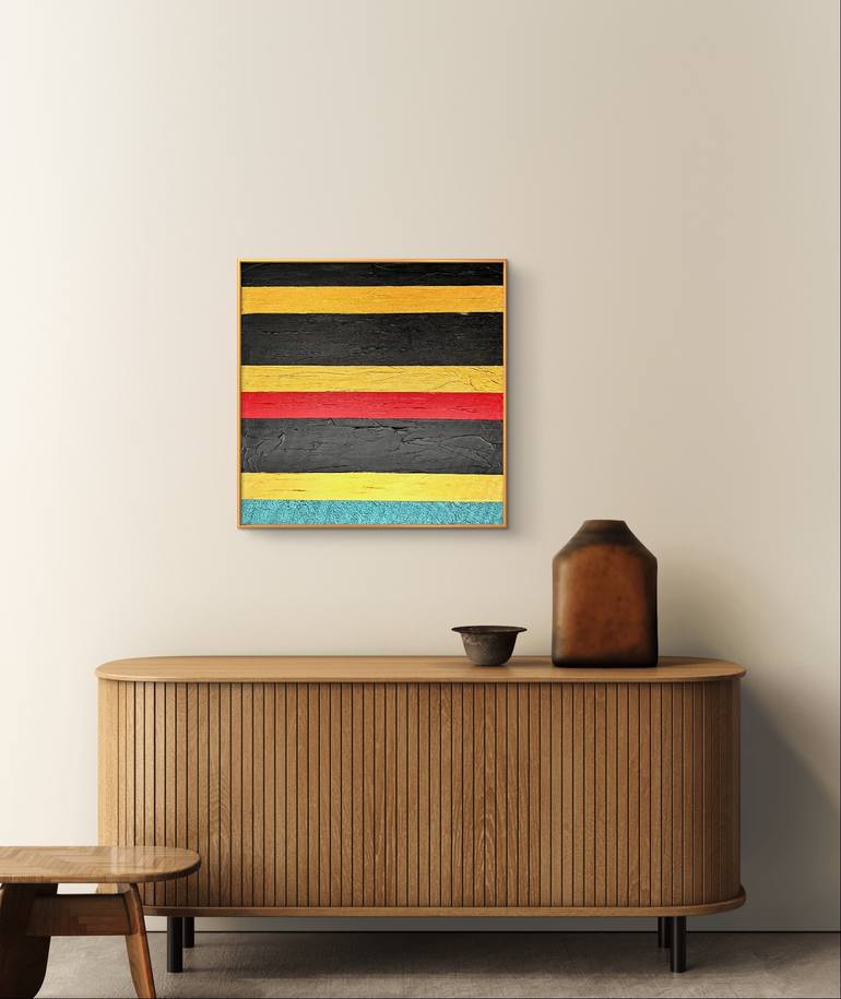 Original Minimalism Abstract Painting by Anas Sokolow